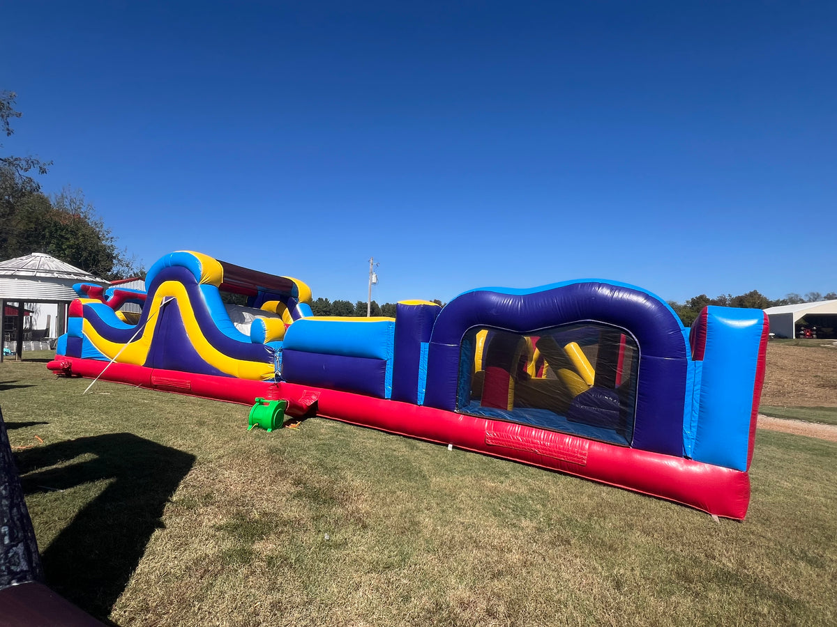 50 ft extreme inflatable obstacle course rental in Bowling Green KY
