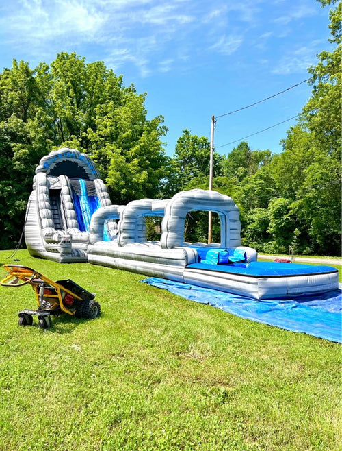 22 ft Roaring Rapids water slide with 60 ft run rental in Bowling Green KY