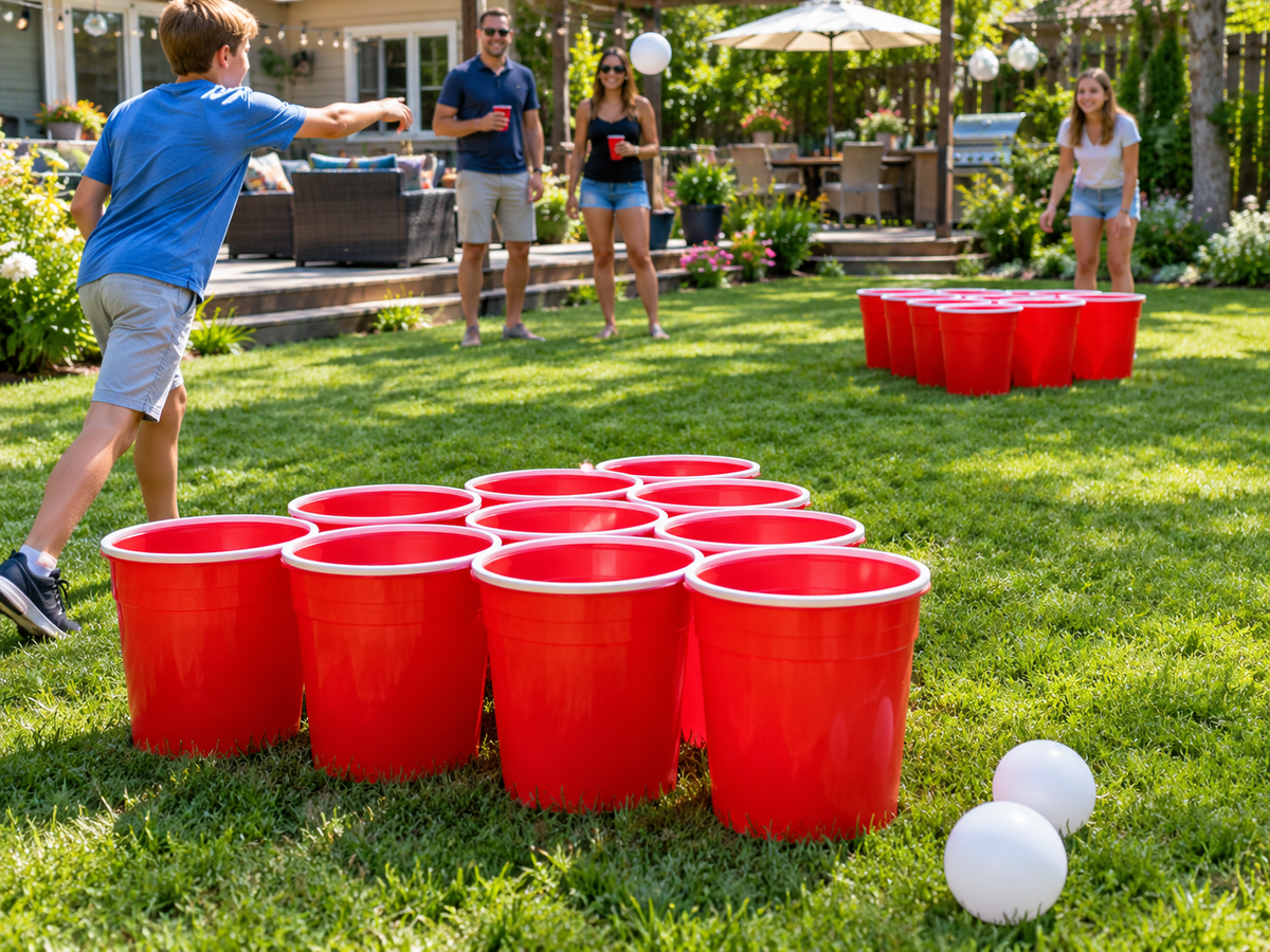 Giant yard pong game rental in Bowling Green KY