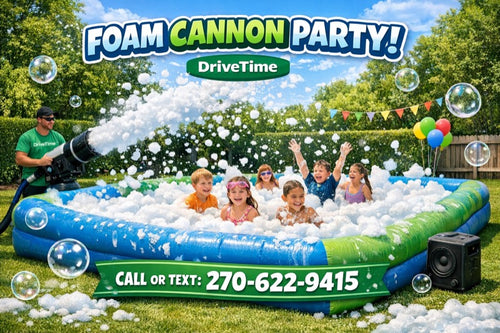 Foam cannon party rental in Bowling Green KY