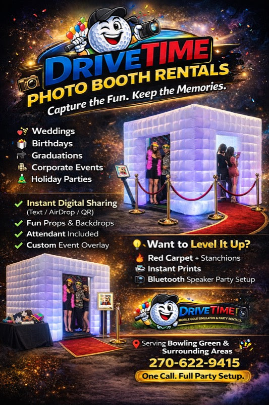 Inflatable LED photo booth rental in Bowling Green KY