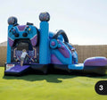Game Zone gamer-themed bounce house and slide combo rental in Bowling Green KY