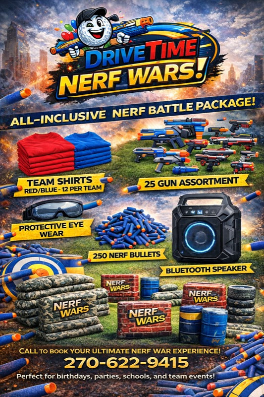 DriveTime Nerf War Package - All-inclusive battle package